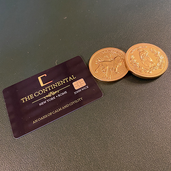 ジョンウィックタイプ　コイン・カード